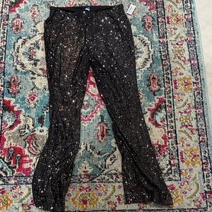 Sequin Black Women's Pants Old Navt.  New with Tag